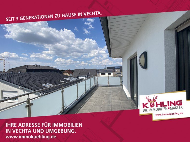 PENTHOUSE - �BER DEN D�CHERN VON VECHTA Vechta Dachgeschosswohnung PENTHOUSE �ber den D�chern von Vechta!