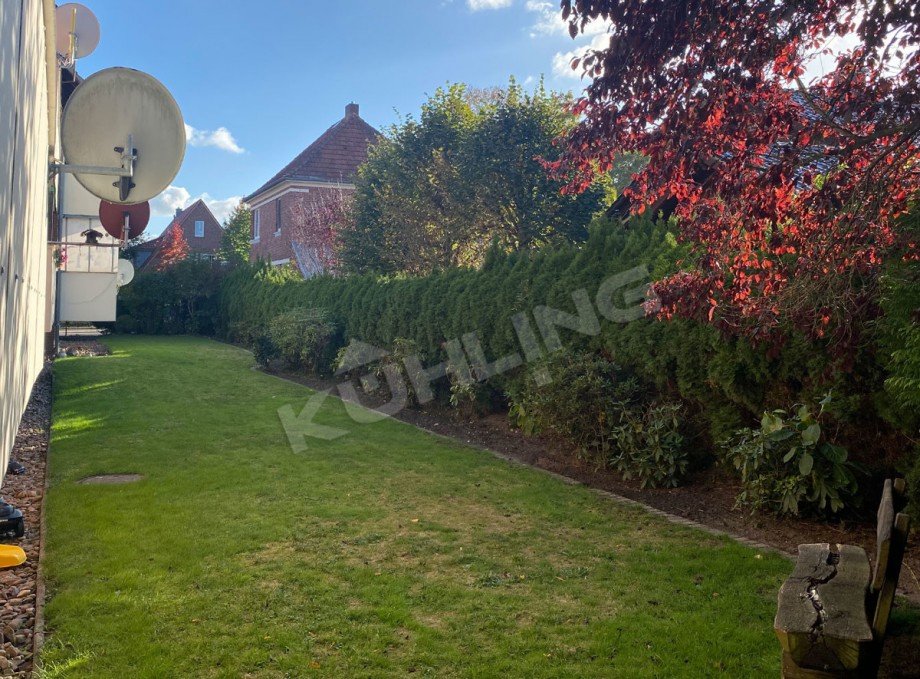 Gr�ne gepflegte Aussenanlagen Erdgeschosswohnung Dinklage