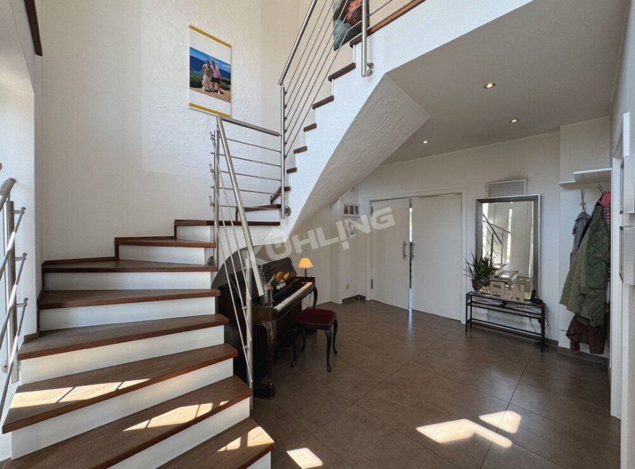 Treppenaufgang zur Galerie Einfamilienhaus Lohne (Oldenburg)