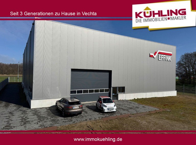  Bakum Halle Moderne Gewerbehalle mit Top-Anbindung an die A1