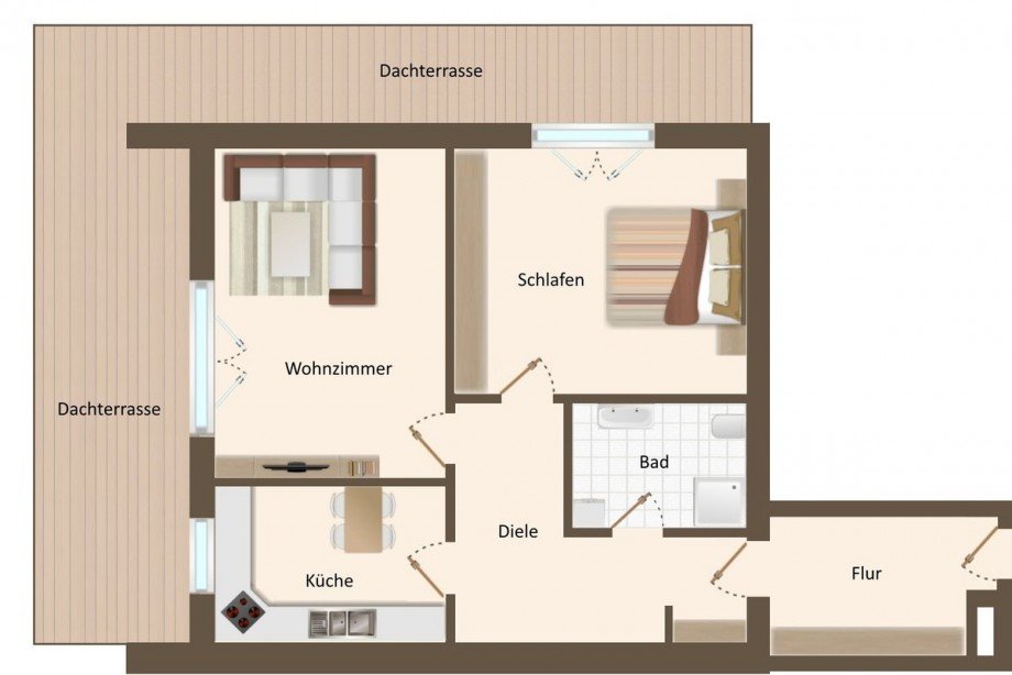 Grundriss Etagenwohnung Vechta