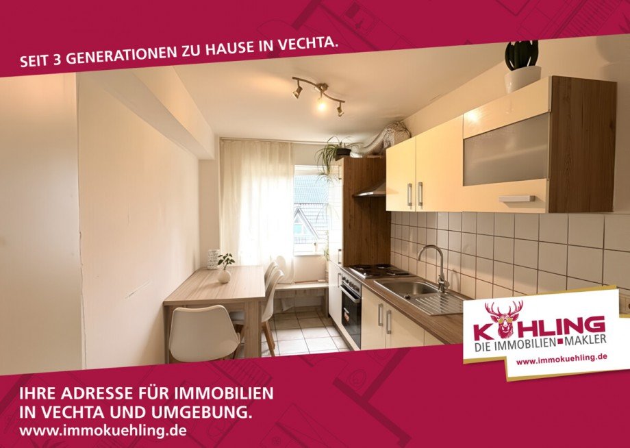 3-Zimmerwohnung mit EBK! Etagenwohnung Diepholz