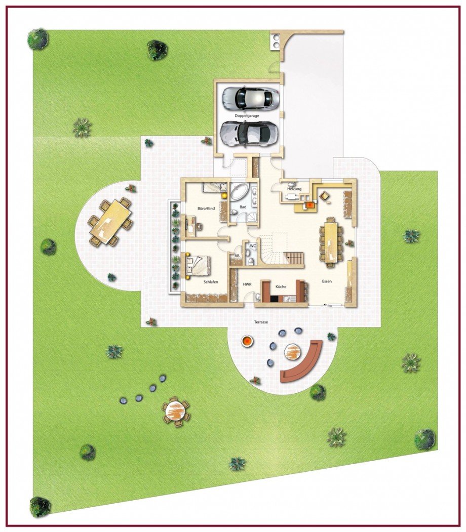 EG- Abweichungen vorbehalten Einfamilienhaus Ganderkesee