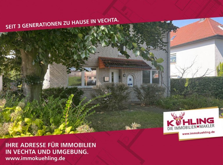 Vechta Zweifamilienhaus Bezugsfreies Ein-/ Zweifamilienhaus in innenstadtnaher Lage - charmant, vielseitig und voller M�glichkeiten!