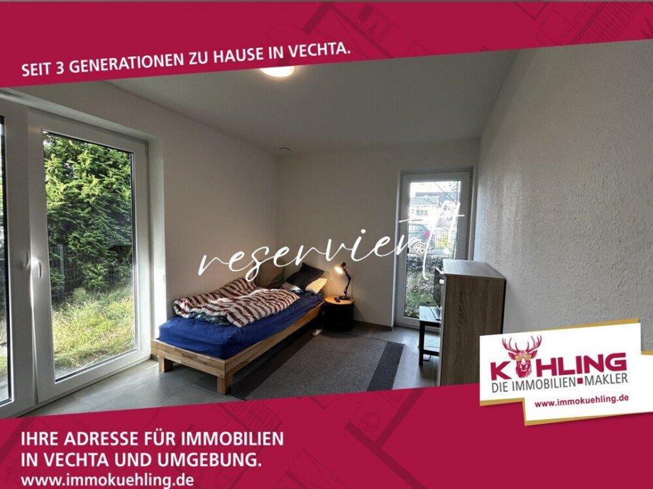 Schlafzimmer Erdgeschosswohnung Vechta