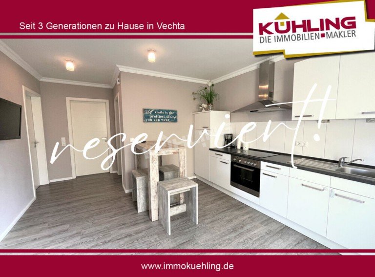 Titelbild Vechta Etagenwohnung Moderne 2-Zimmer-Eigentumswohnung in zentraler Lage - frei, gepflegt und sofort verf�gbar