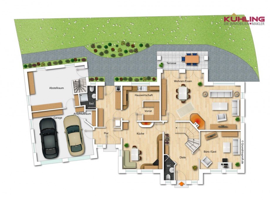 Grundriss EG - Abweichungen vorbehalten Einfamilienhaus L�sche