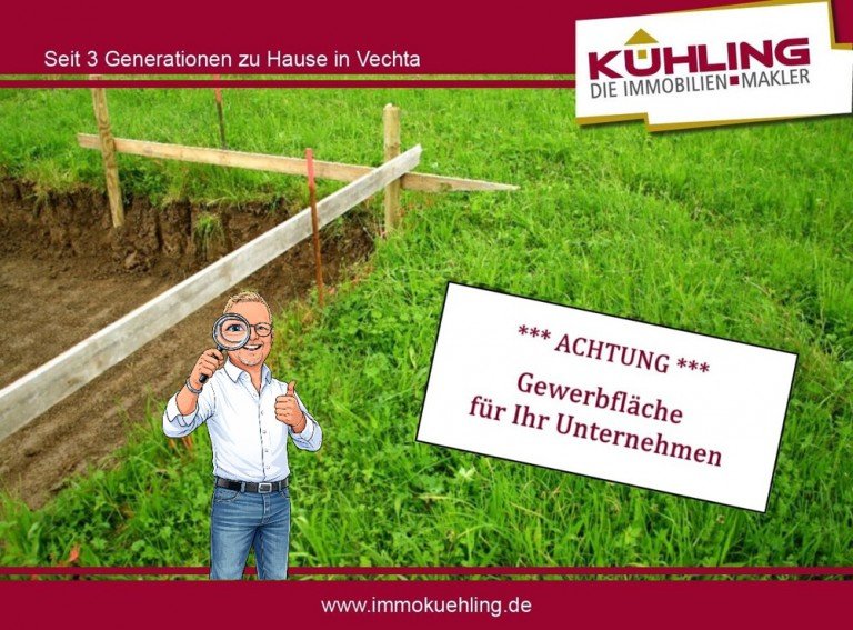 Ihr Standort f�r Ihr Unternahmen! Goldenstedt / Lutten Gewerbegrundst�ck TEILBAR !!! Gewerbegrundst�ck direkt in der Boom-Region Vechta!