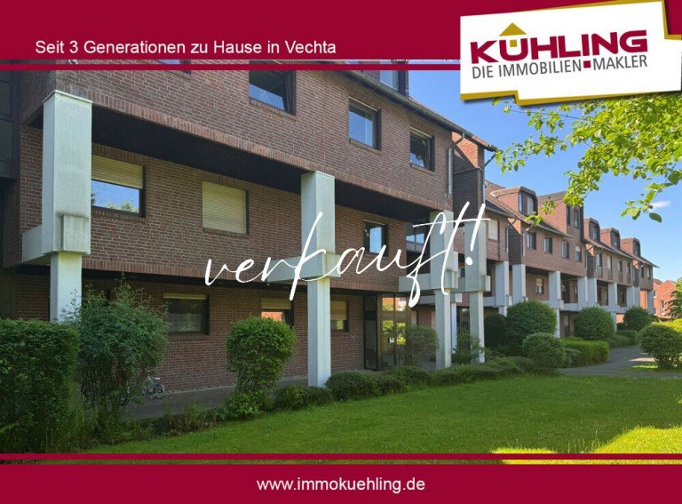  Vechta Etagenwohnung 3-Zimmer-Eigentumswohnung mit Potential!Inklusive Balkon und Tiefgaragenstellplatz!