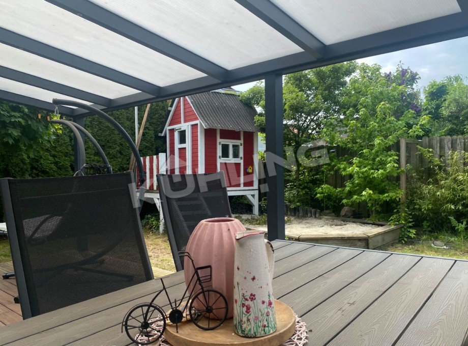 �berdachte Terrasse Einfamilienhaus Vechta