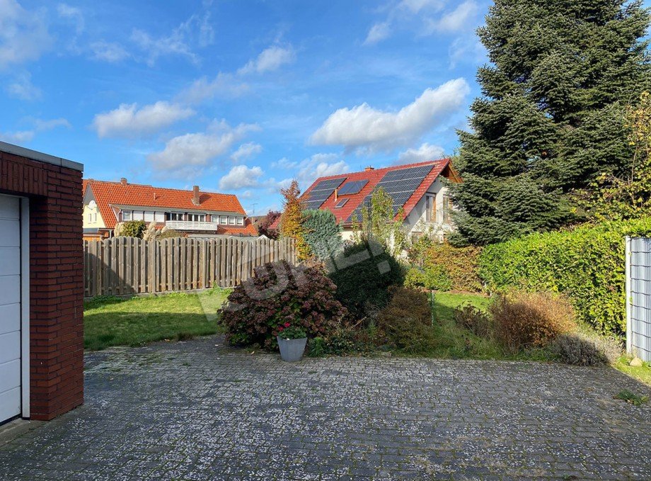 Blick zum Garten Bungalow Vechta