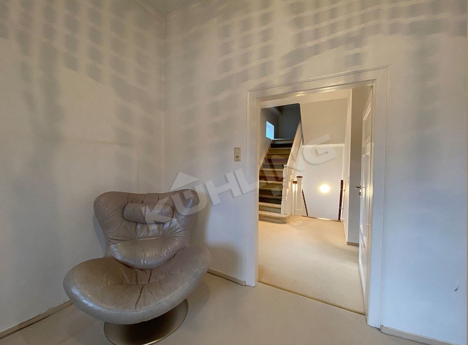 Arbeitszimmer mit direktem Zugang vom Treppenhaus Haus Diepholz