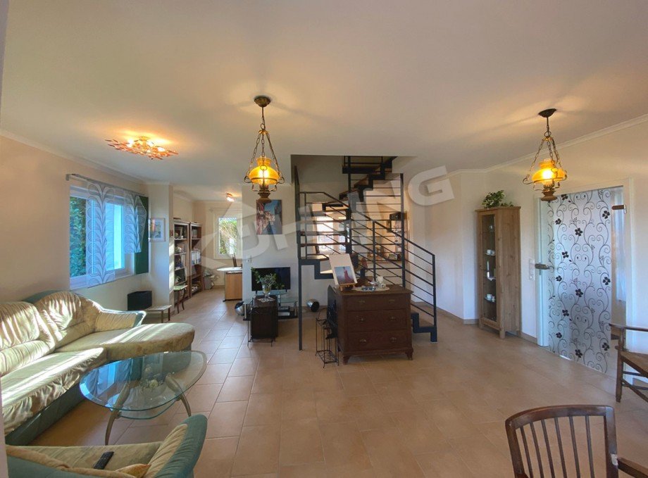 Einblick Wohn-Essbereich Einfamilienhaus Goldenstedt