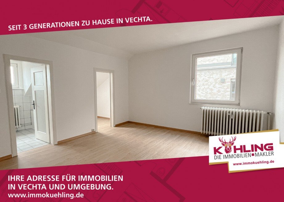 Zimmer 3 Dachgeschosswohnung Diepholz