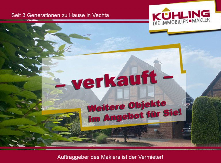  Vechta Einfamilienhaus Gepflegtes Einfamilienhaus in ruhiger Wohnlage -zentrumsnah!