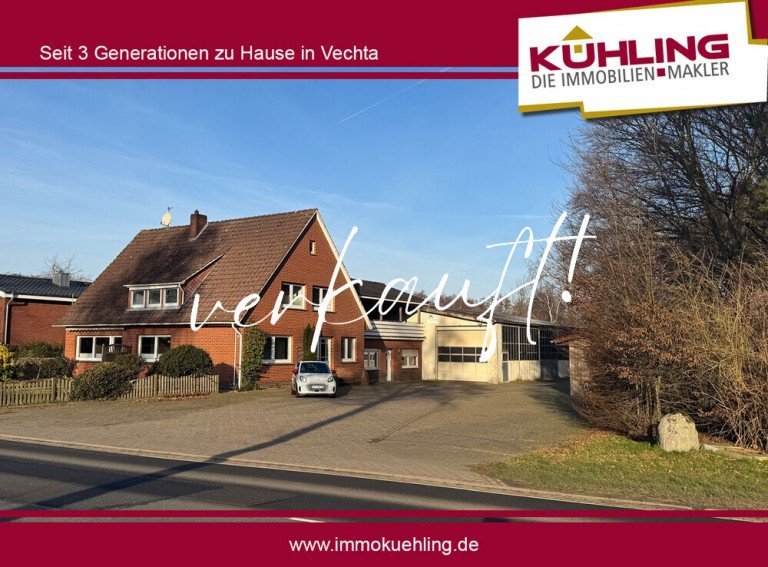  Goldenstedt Einfamilienhaus Mehr als nur Wohnen! Gro�z�giges Wohnhaus mit Halle und viel Raum f�r Fahrzeuge, Arbeit oder Hobbies!