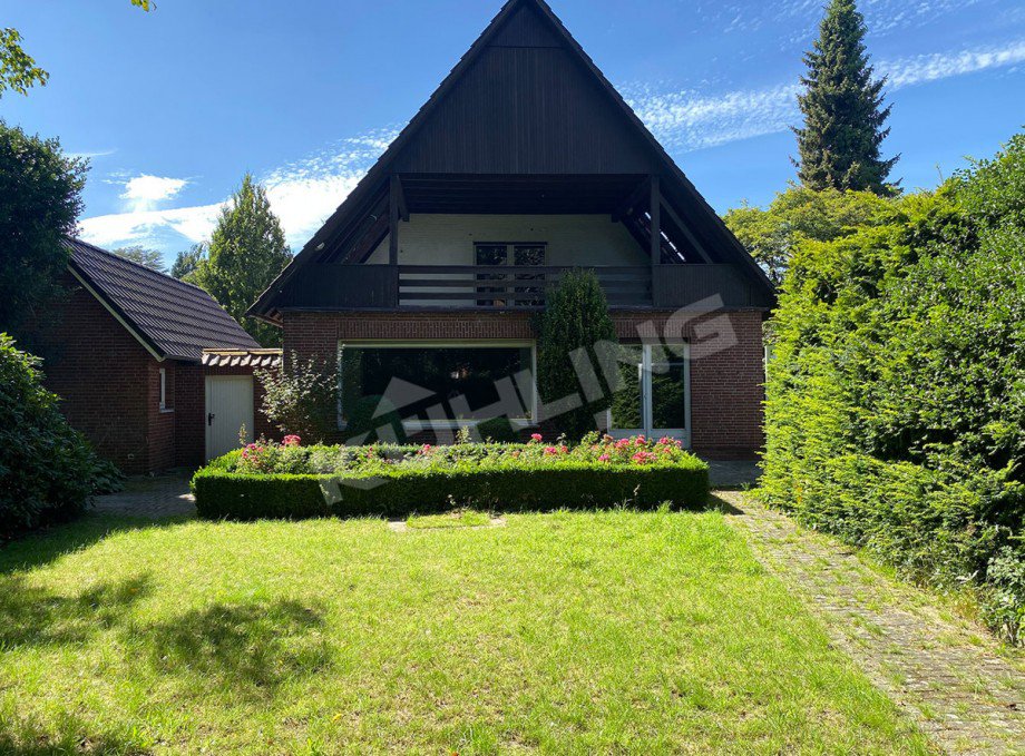 R�ckw�rtige Ansicht Haus Visbek