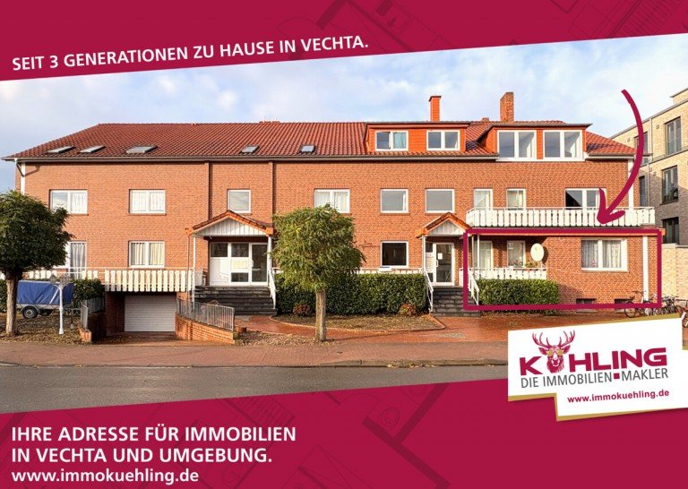 Zentrale 4-Zimmerwohnung im EG! Diepholz Etagenwohnung ** reserviert**4-Zimmer Erdgeschosswohnung mit Hochparterre Terrasse! Diepholz - zentral!