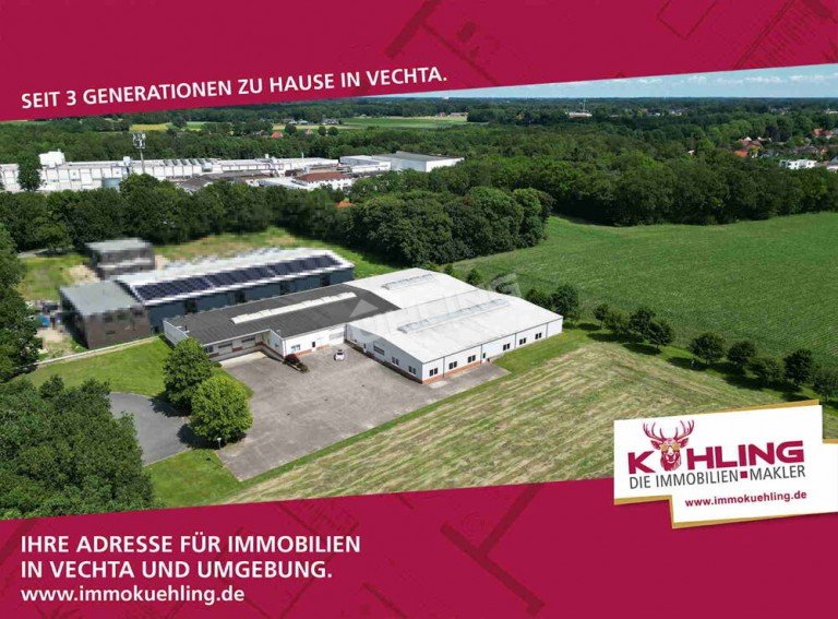  Visbek Produktion Bezugsfreie Produktions- und Lagerhalle - 6.300 m� Erweiterungsfl�che optional erwerbbar!