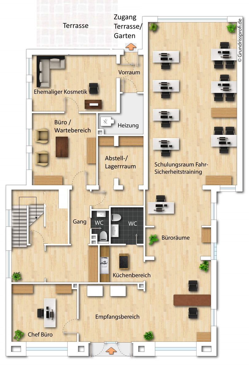 Erdgeschoss - Abweichungen vorbehalten - Haus Diepholz