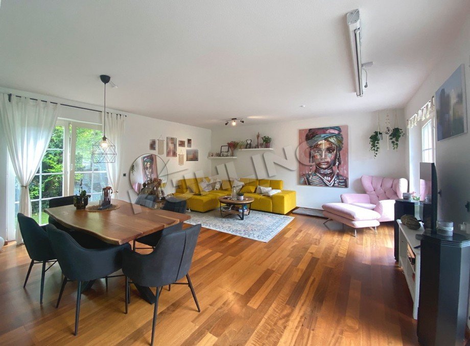 Wohnzimmer Einfamilienhaus M�hlen