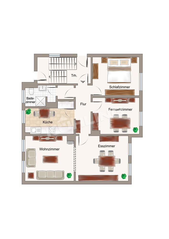 Grundriss EG - Abweichungen vorbehalten -- Doppelhaush�lfte Vechta