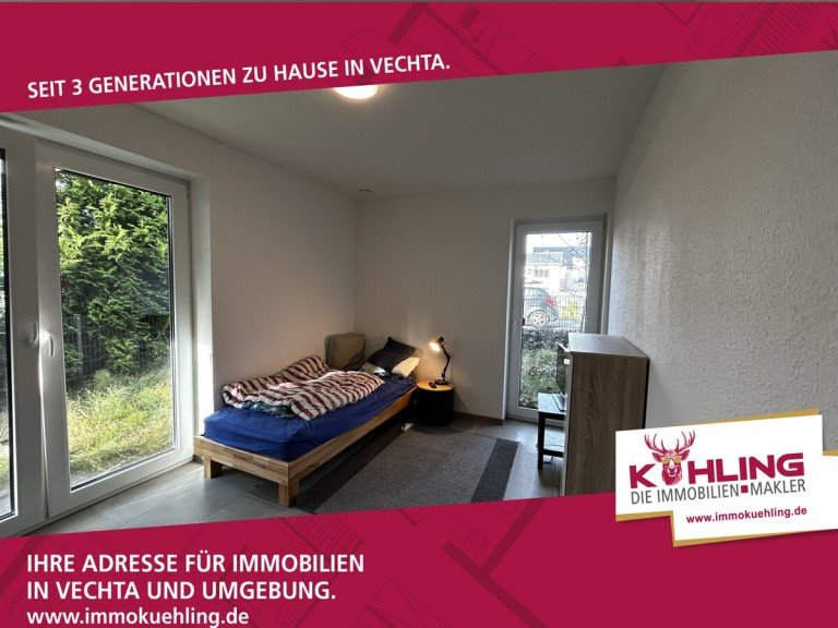 Schlafzimmer Vechta Erdgeschosswohnung Ideal f�r Studenten: Gem�tliches Zimmer in 3er Jungs WG |EG |Uni & Innenstadt nah!