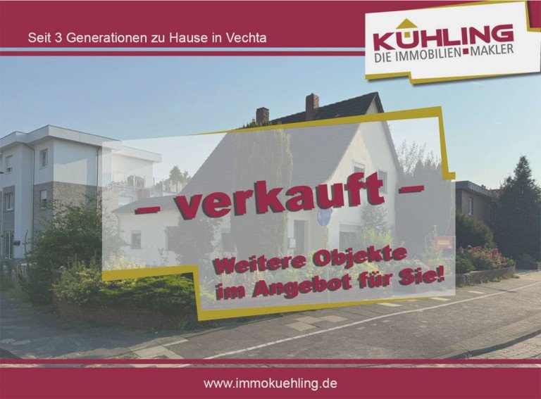  Vechta Einfamilienhaus Sanierungsbed�rftiges Einfamilienhaus in zentrumsnaher Lage!