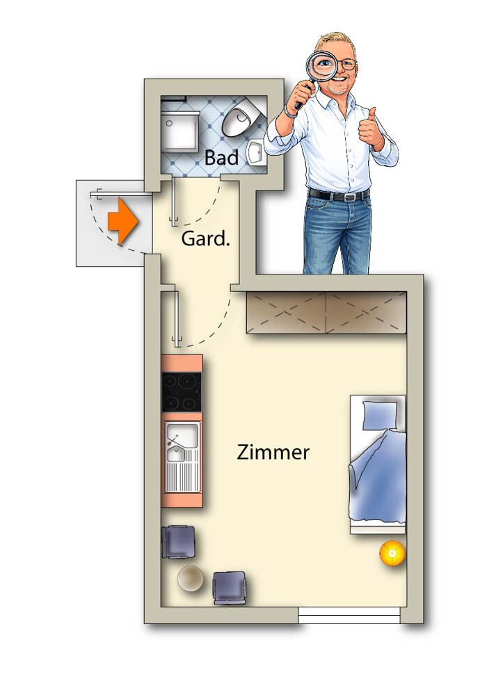  Erdgeschosswohnung Vechta / F�chtel