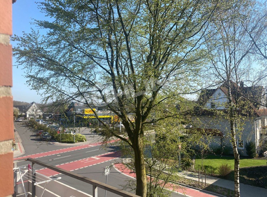 Ausblick vom Balkon Etagenwohnung Vechta