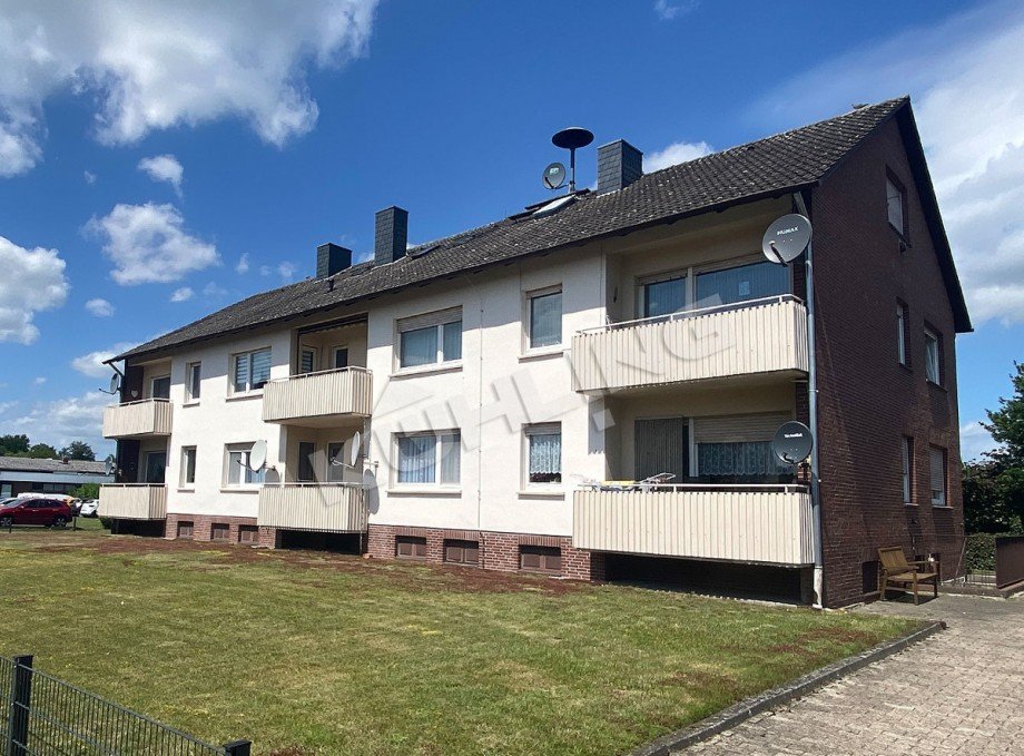 Seitliche Ansicht Mehrfamilienhaus Diepholz