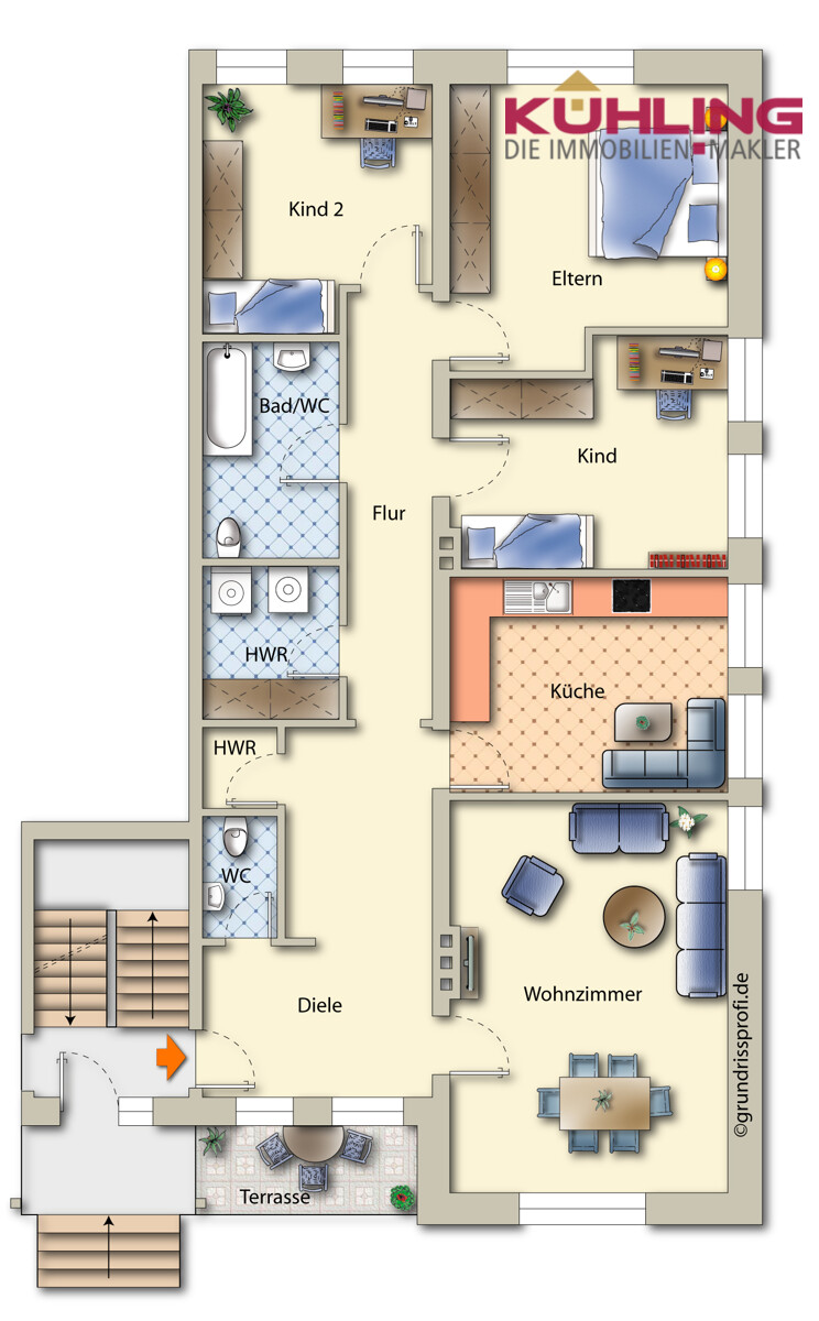 Grundriss Etagenwohnung Diepholz