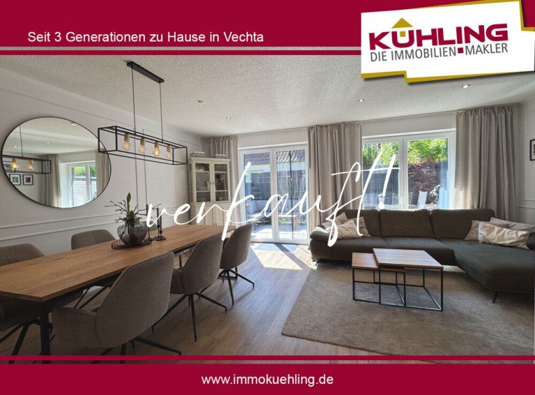  Vechta Reihenmittelhaus Ankommen, wohlf�hlen, Zuhause sein!Attraktives Eigenheim mit besonderem Ambiente!