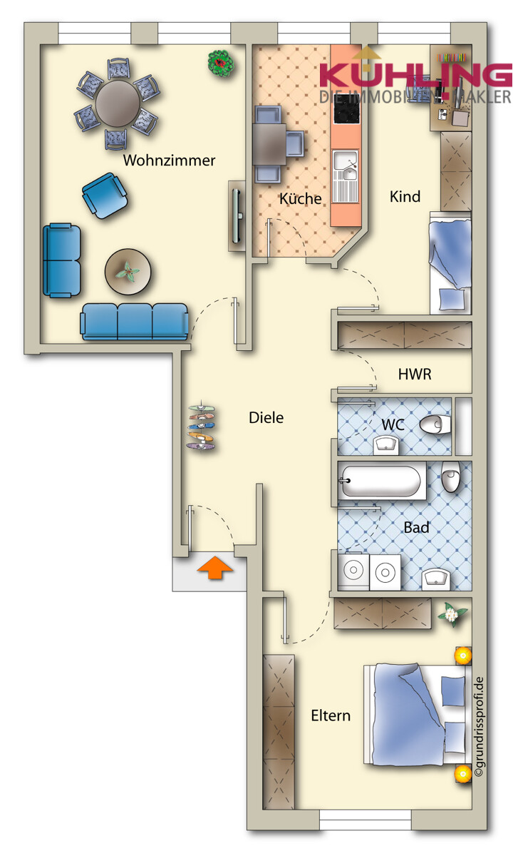 Grundriss Etagenwohnung Diepholz