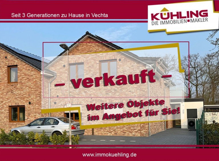  Vechta Dachgeschosswohnung Energieeffiziente Neubau-Dachgeschosswohnung!Hohe AFA sowie �bernahme eines zinsg�nstiges KfW-Kredits m�glich!