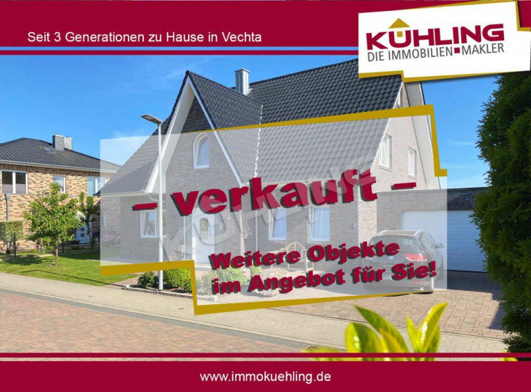  Vechta Einfamilienhaus Willkommen zu Hause!Ger�umiges Einfamilienaus mit Ausbaureserve!