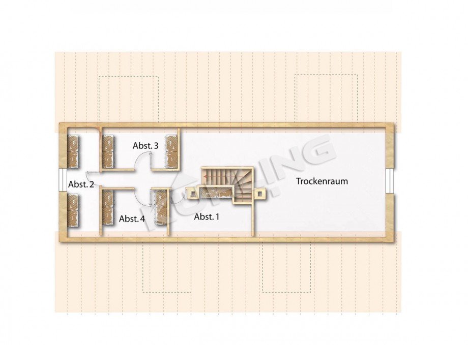 Spitzboden Mehrfamilienhaus L�ningen