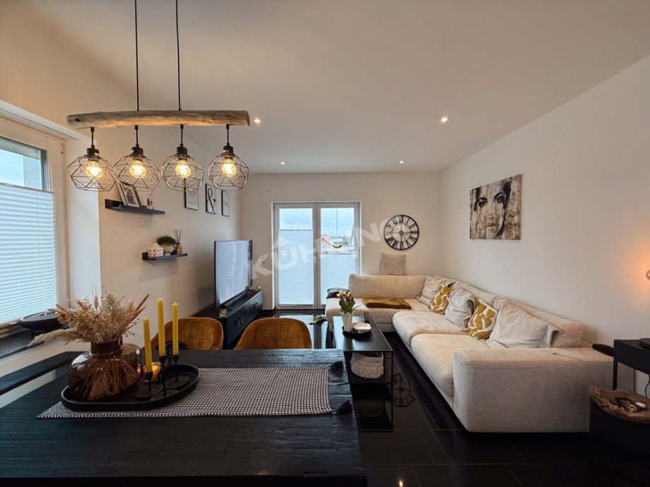 Wohnzimmer Penthousewohnung Vechta