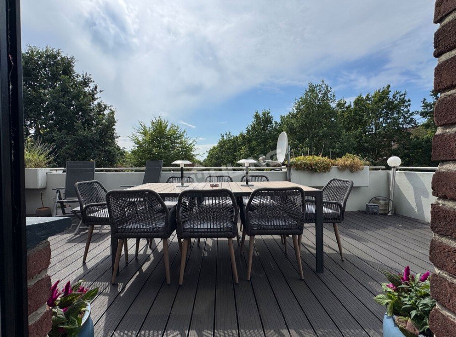 Wohlf�hloase Dachterrasse Erdgeschosswohnung Vechta