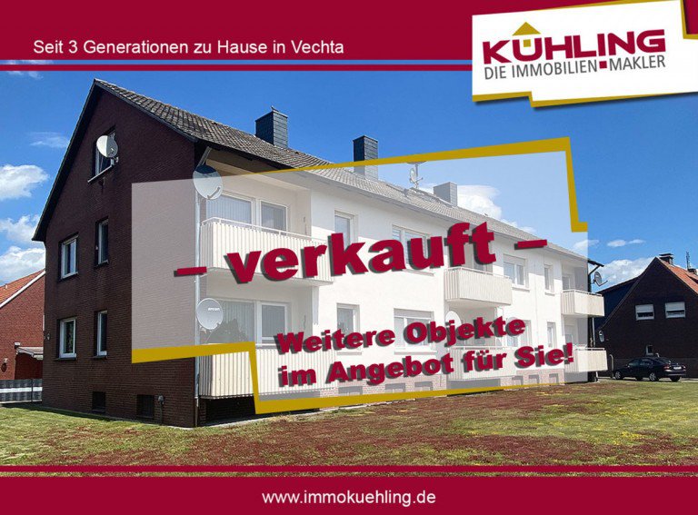  Diepholz Mehrfamilienhaus Gepflegtes Mehrparteienobjekt mit 8 Wohneinheiten!