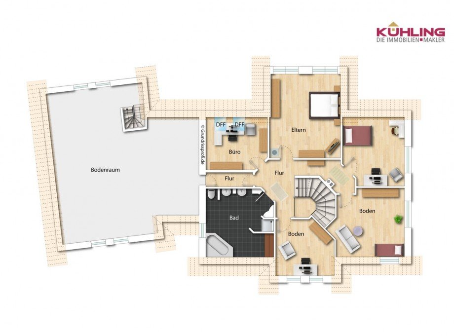 Grundriss OG - Abweichungen vorbehalten Einfamilienhaus L�sche
