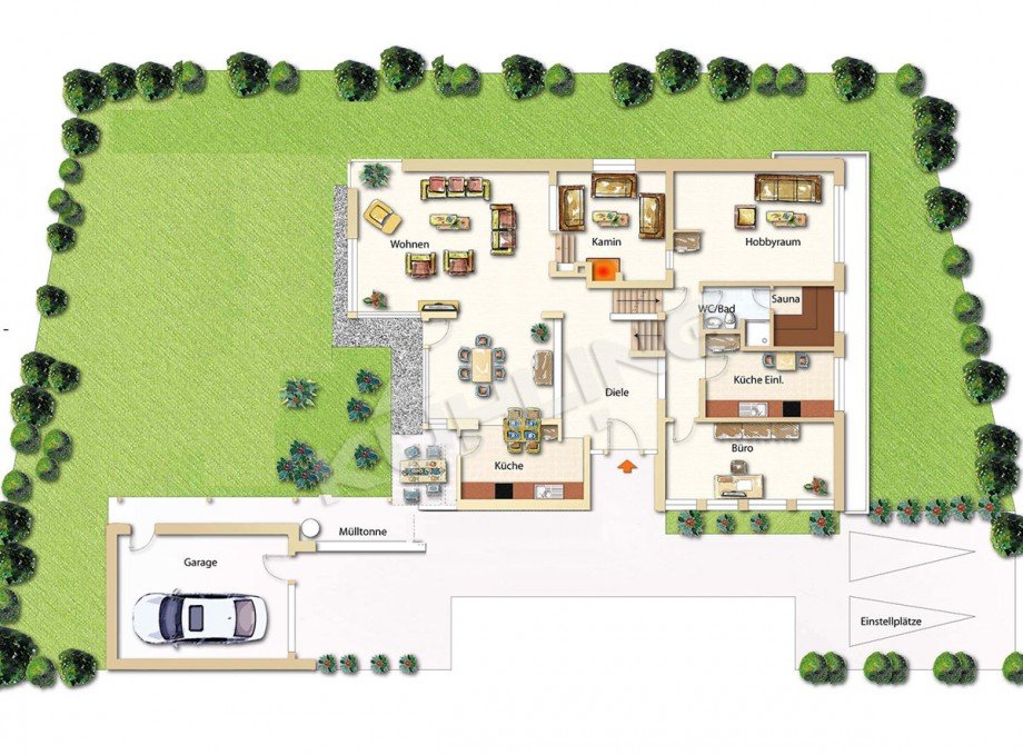 Erdgeschoss - Abweichungen vorbehalten Haus Diepholz