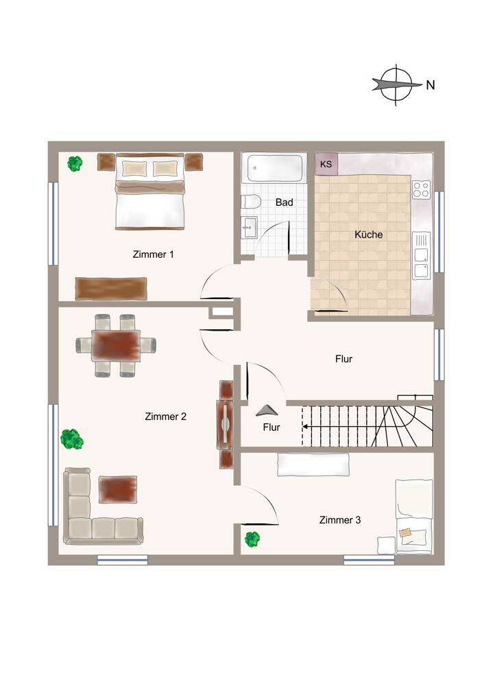  Etagenwohnung Vechta