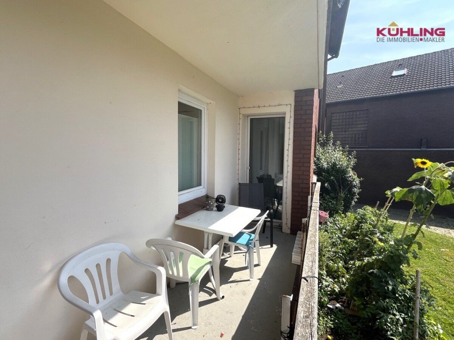 Hochparterre-Terrasse Erdgeschosswohnung Vechta