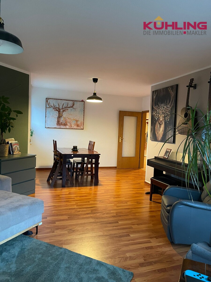 Wohnzimmer Etagenwohnung Bergen auf R�gen