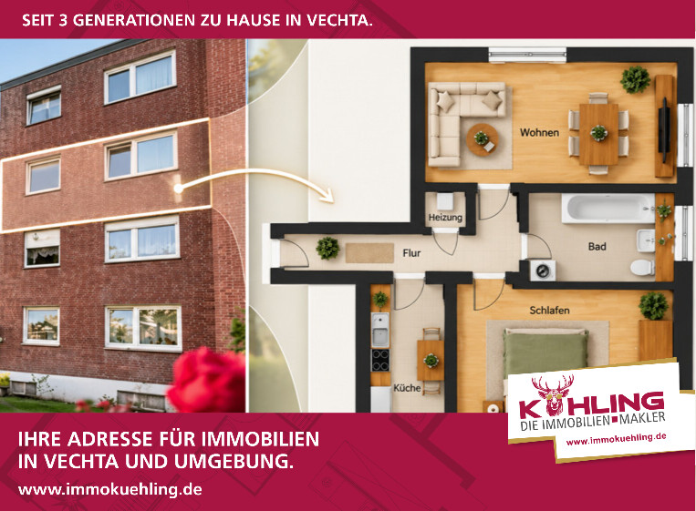 Top Gelegenheit Etagenwohnung Vechta