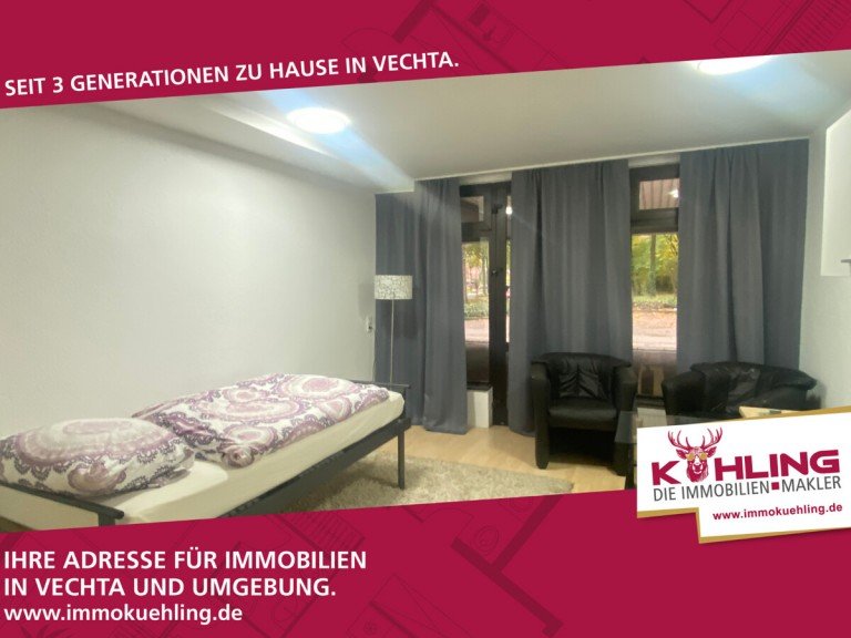 1-Zimmerwohnung in F�chtel/Vechta Vechta / F�chtel Erdgeschosswohnung Kapitalanlage mit Renditepotenzial In Erdgeschosslage mit sep. Eingang.