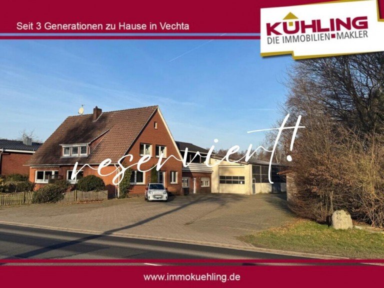  Goldenstedt Einfamilienhaus Mehr als nur Wohnen! Gro�z�giges Wohnhaus mit Halle und viel Raum f�r Fahrzeuge, Arbeit oder Hobbies!