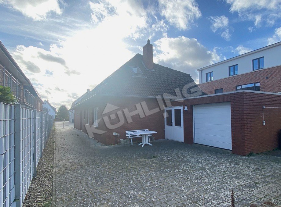 R�ckw�rtige Ansicht Bungalow Vechta