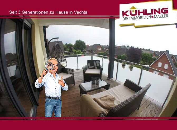 �ber den D�chern... Vechta Penthousewohnung Penthouse-Juwel: Modernes Wohnen �ber den D�chern von Vechta